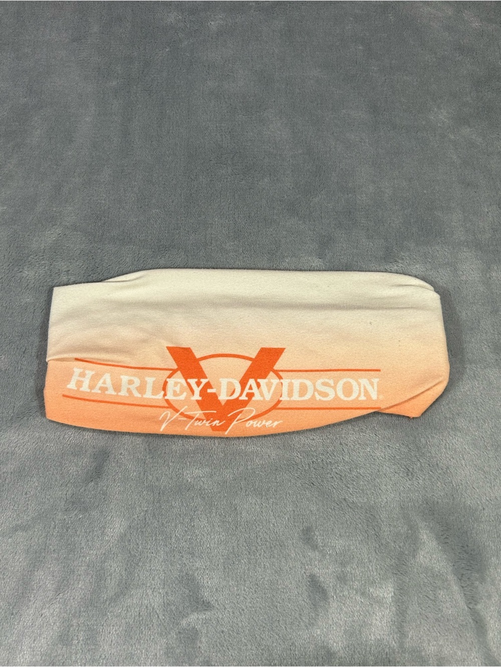 Harley-Davidson Orange and Cream Headband